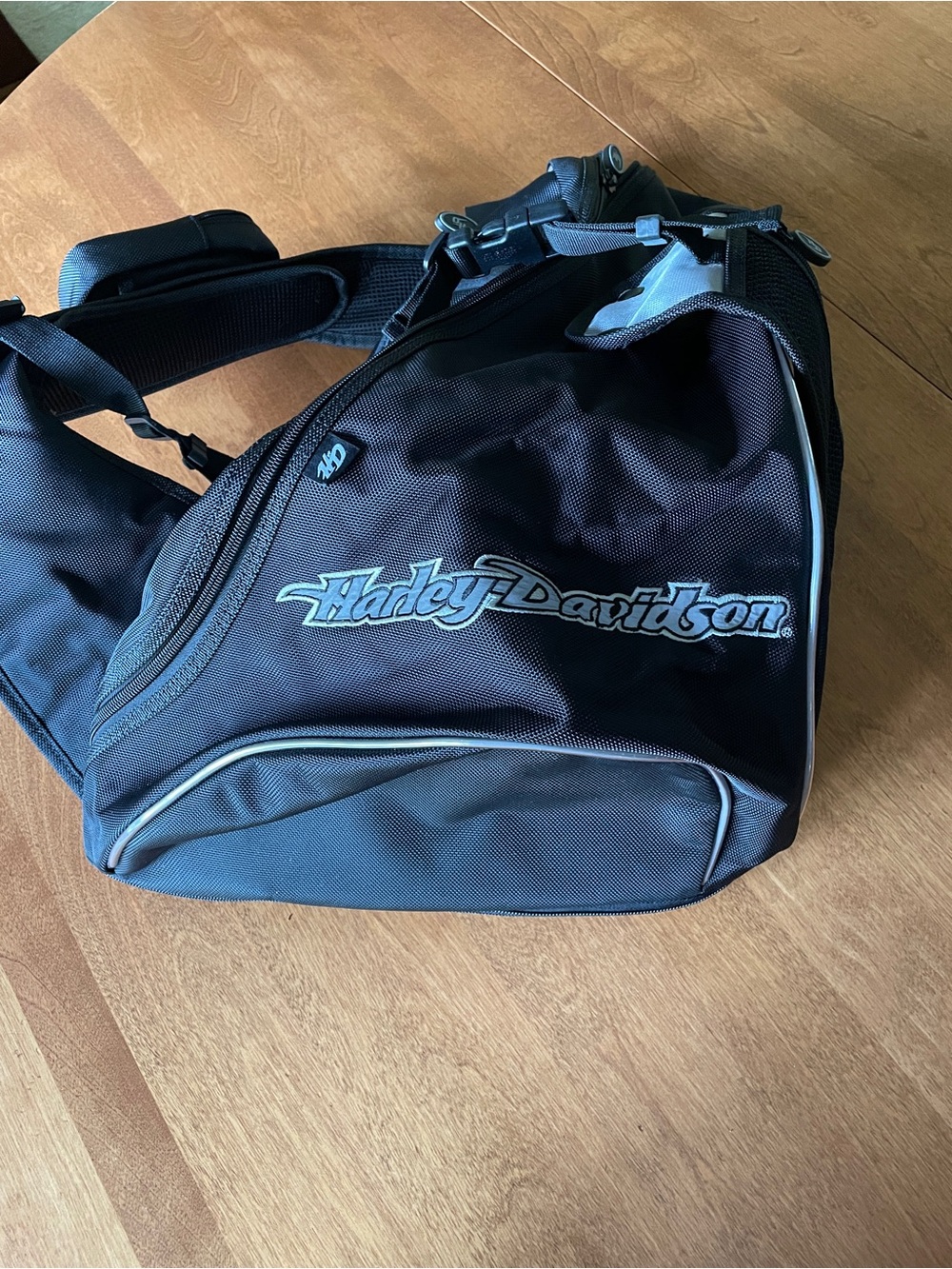 Harley-Davidson Black Sling Backpack Helmet Bag, New